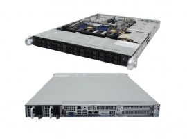 Компактный и мощный 1U сервер с передовыми технологиями. Оснащен блоком питания 750 Вт, 12 слотам...